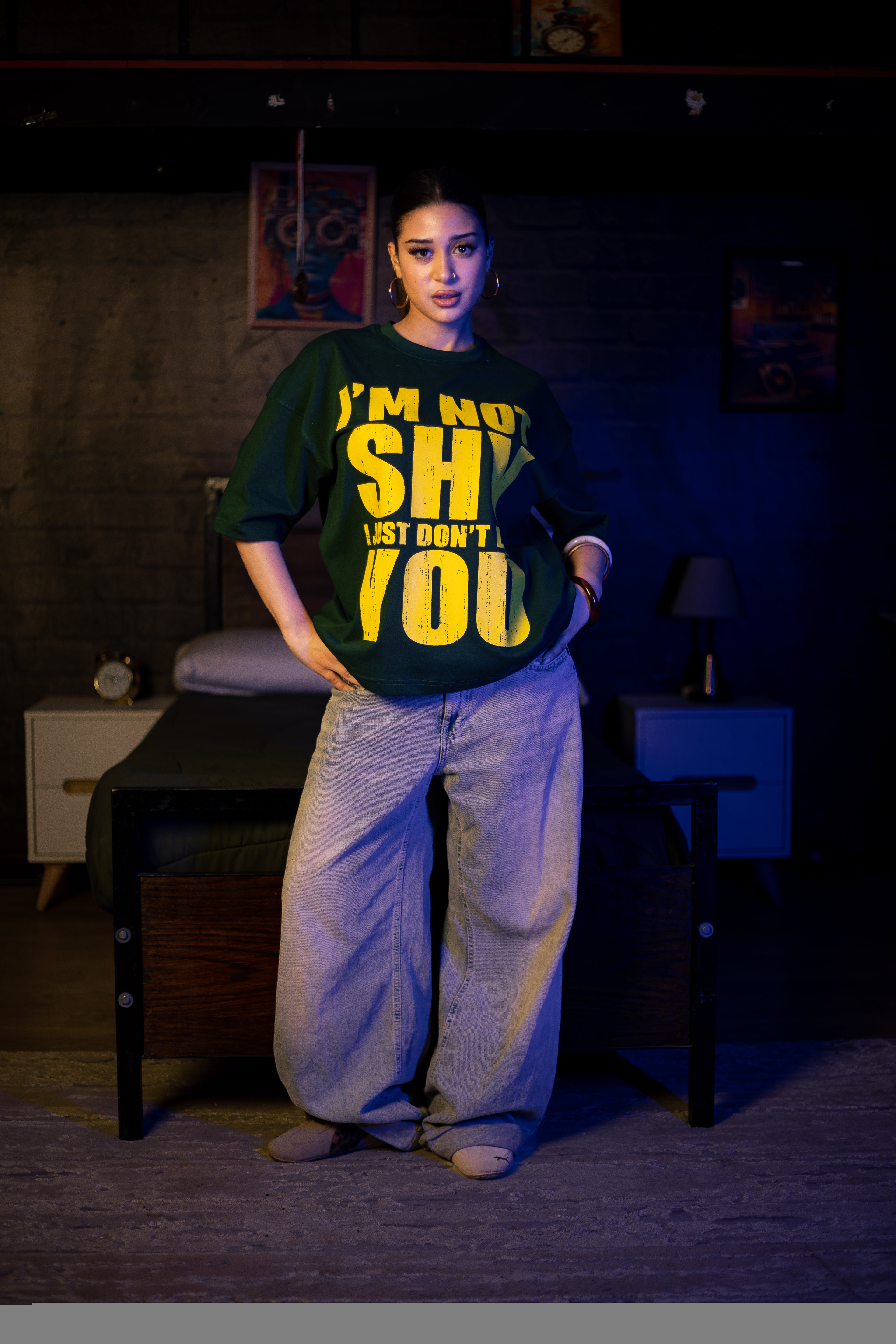 B-SHAGHAF NOT SHY T-SHIRT